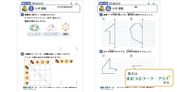 小6算数総まとめプリントのサムネイル画像