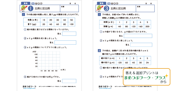 小6算数プリントのサムネイル画像