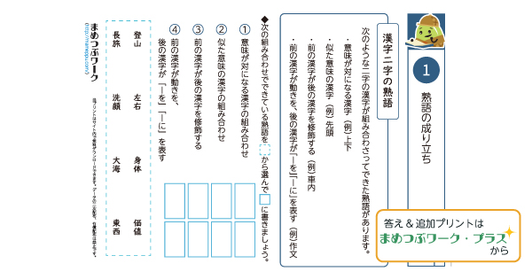 小6国語プリントのサムネイル画像