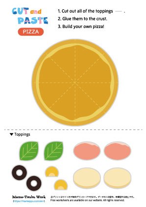 cut and paste worksheets|pizza2