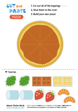 cut and paste worksheets|pizza3