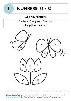 maths worksheets2│numbers1