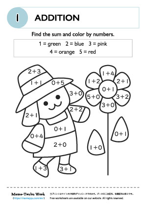 maths worksheets2│addition1