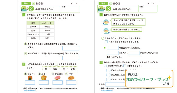 小3社会プリントのサムネイル画像