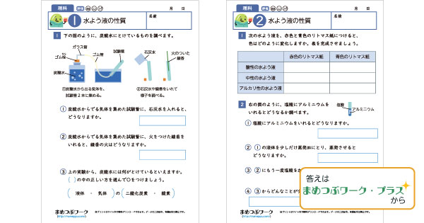 小6理科プリント│水溶液の性質のサムネイル画像