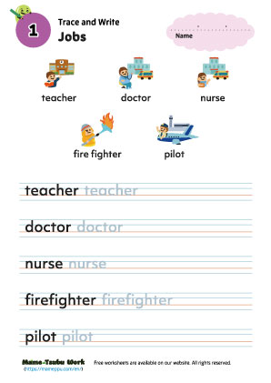 english worksheets|jobs1