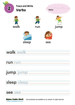 english worksheets|verbs2