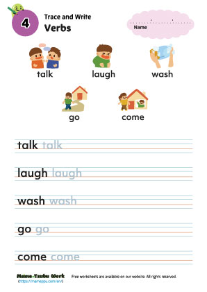 english worksheets|verbs4