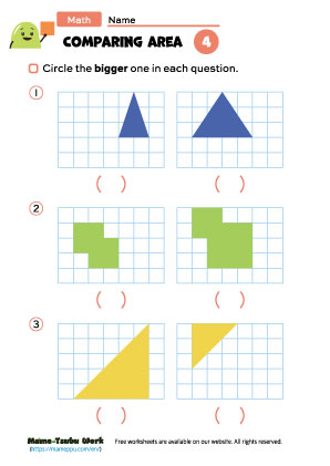 grade1 math worksheets|area4