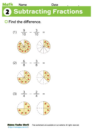 grade 3 math subtracting fractions2