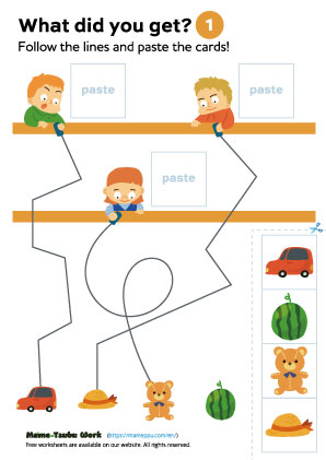 tracing the lines worksheets 1