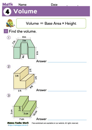 grade5 math worksheet4