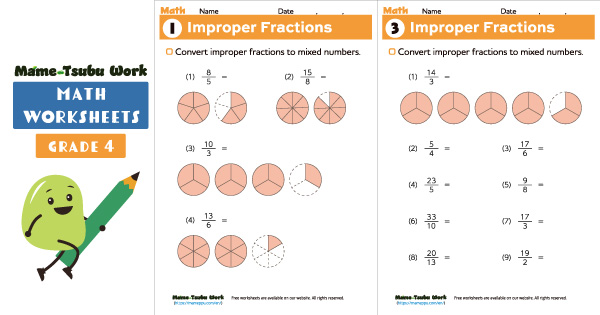 grade4 math worksheets thumbnail