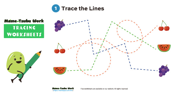 tracing line worksheets thumbnail