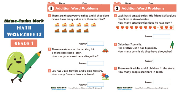 grade1 word problems thumbnail