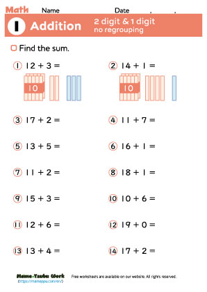 grade1 math addition1
