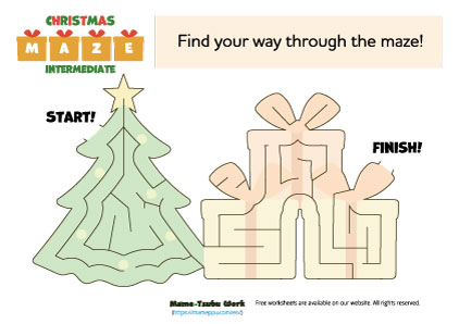 christmas maze2
